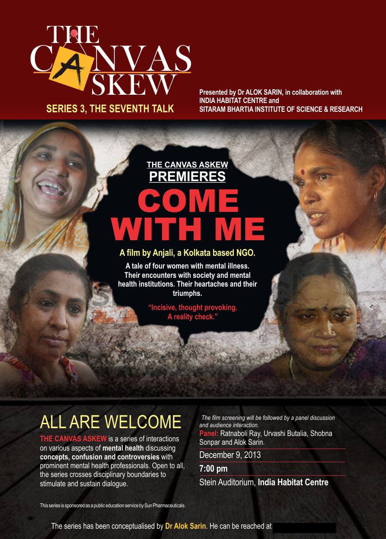 The poster for the session 'Come With Me'