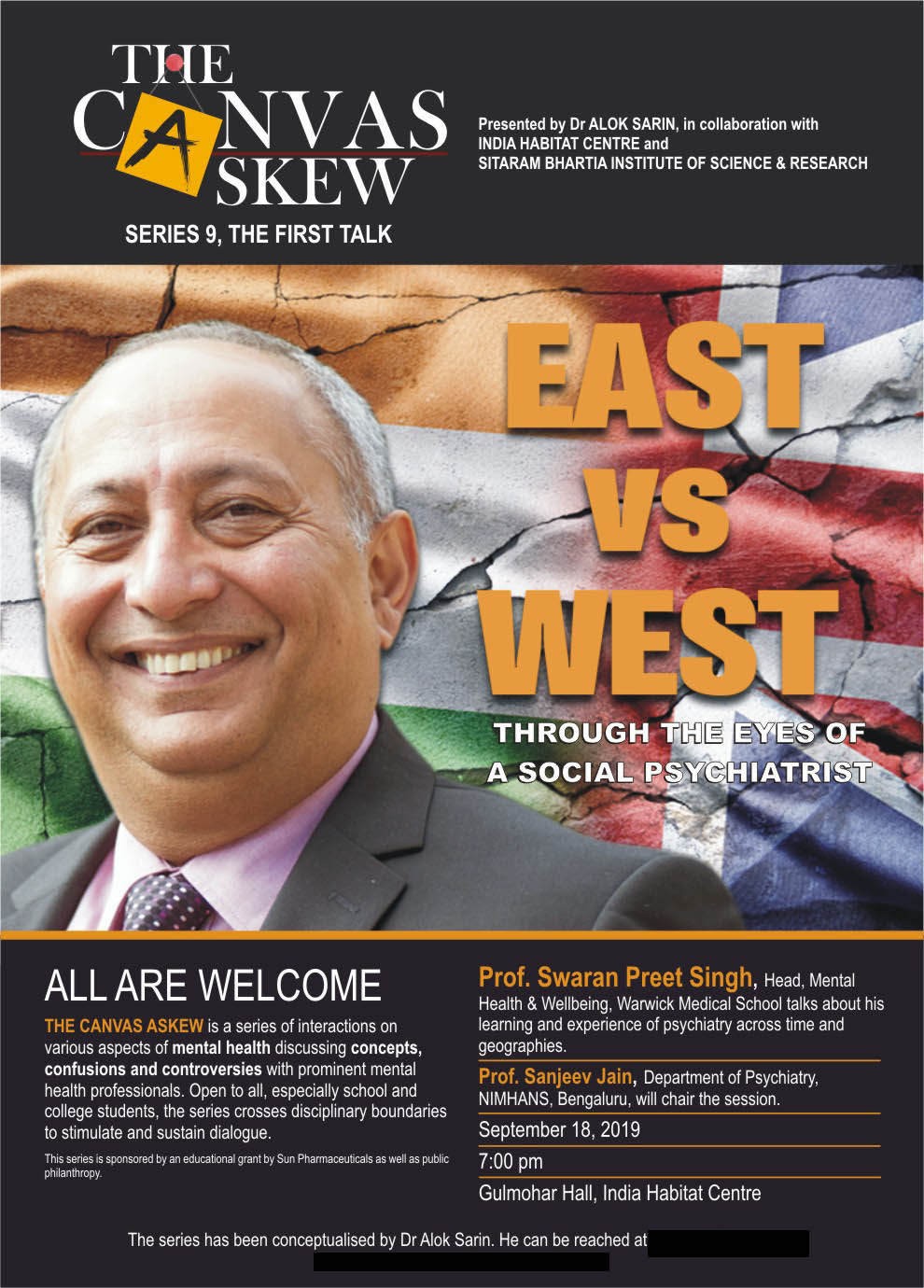 The poster for the session 'East vs West'