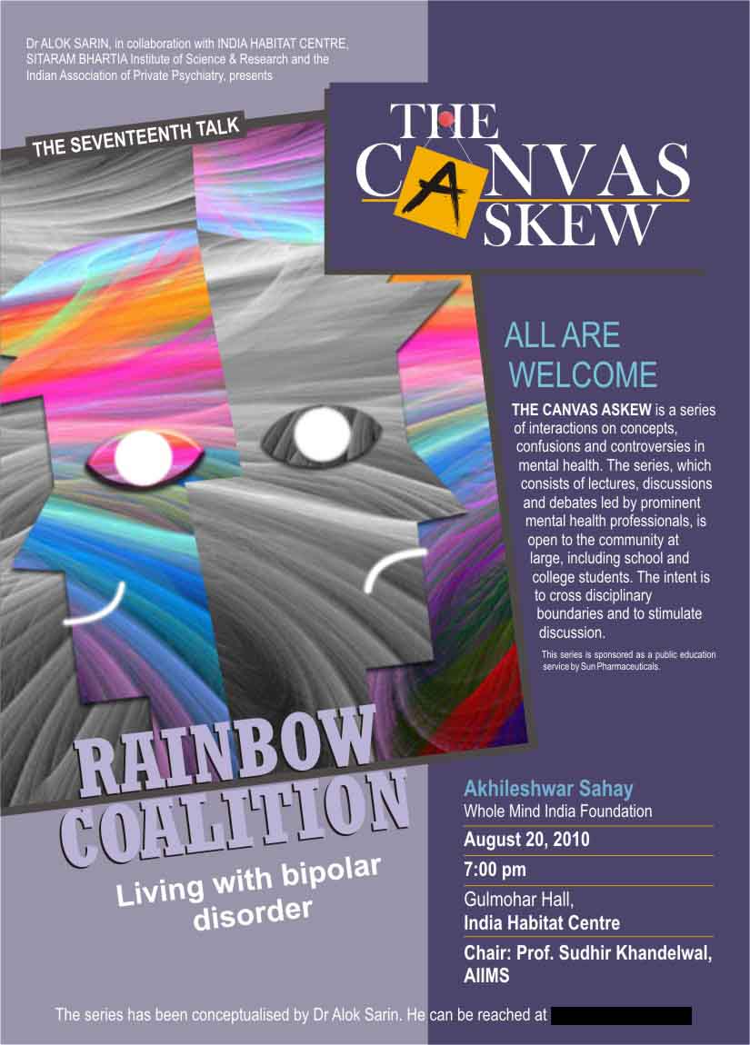 The poster for the session 'Rainbow Coalition'