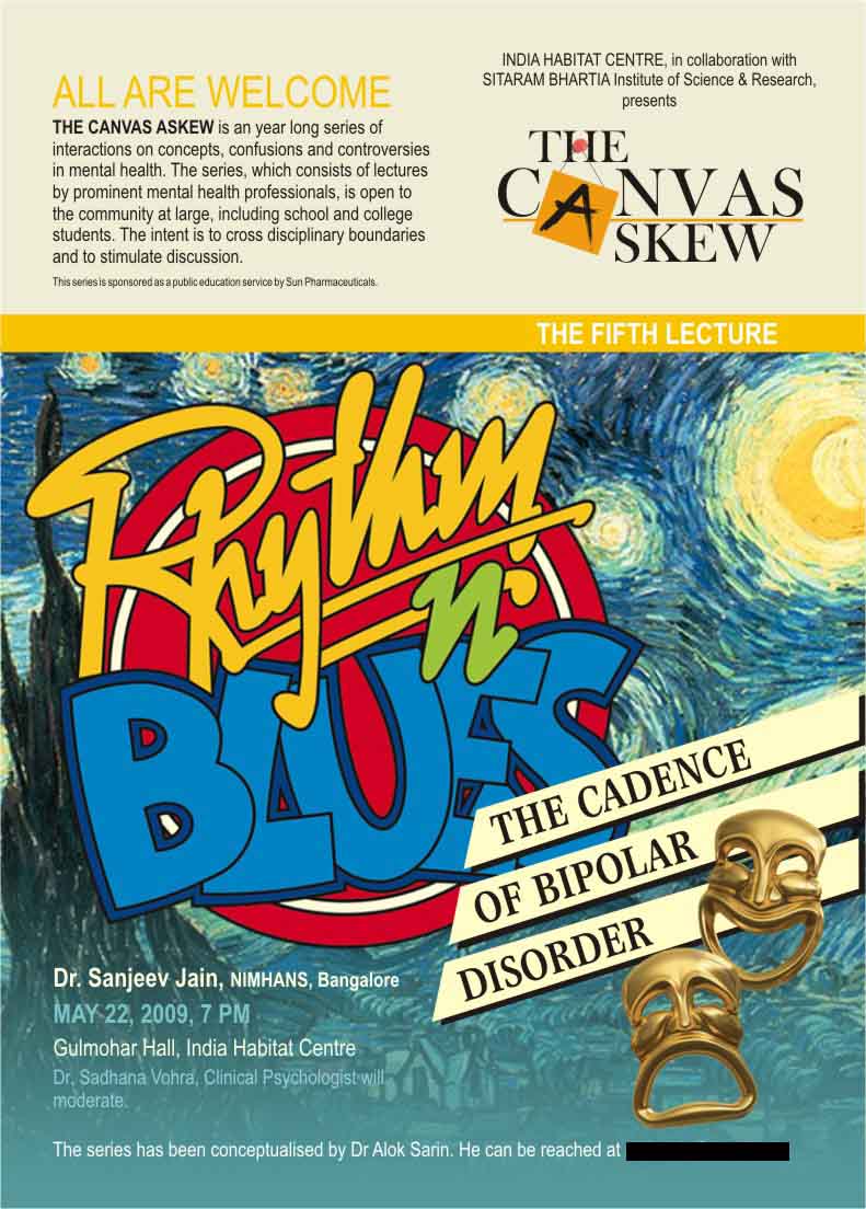 The poster for the session 'Rhythm 'n' Blues'